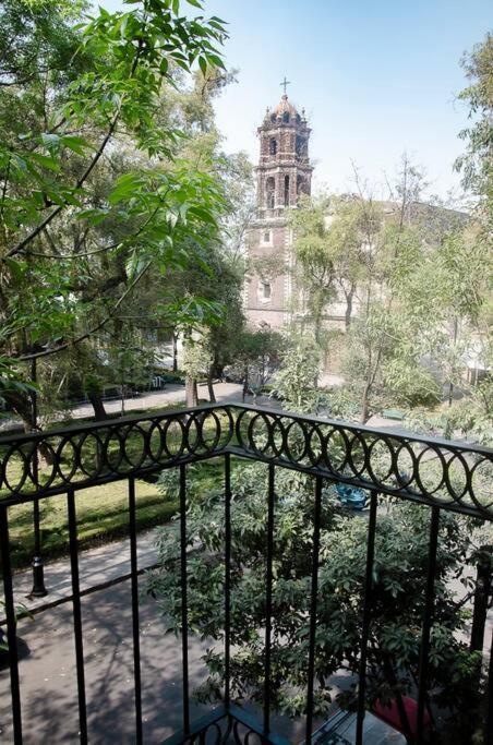 Apartment With Terrace Down Town Mexico-stad Buitenkant foto