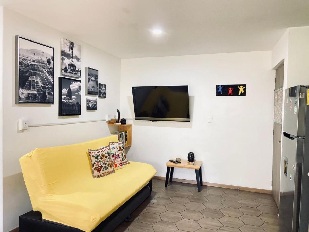 Apartment With Terrace Down Town Mexico-stad Buitenkant foto